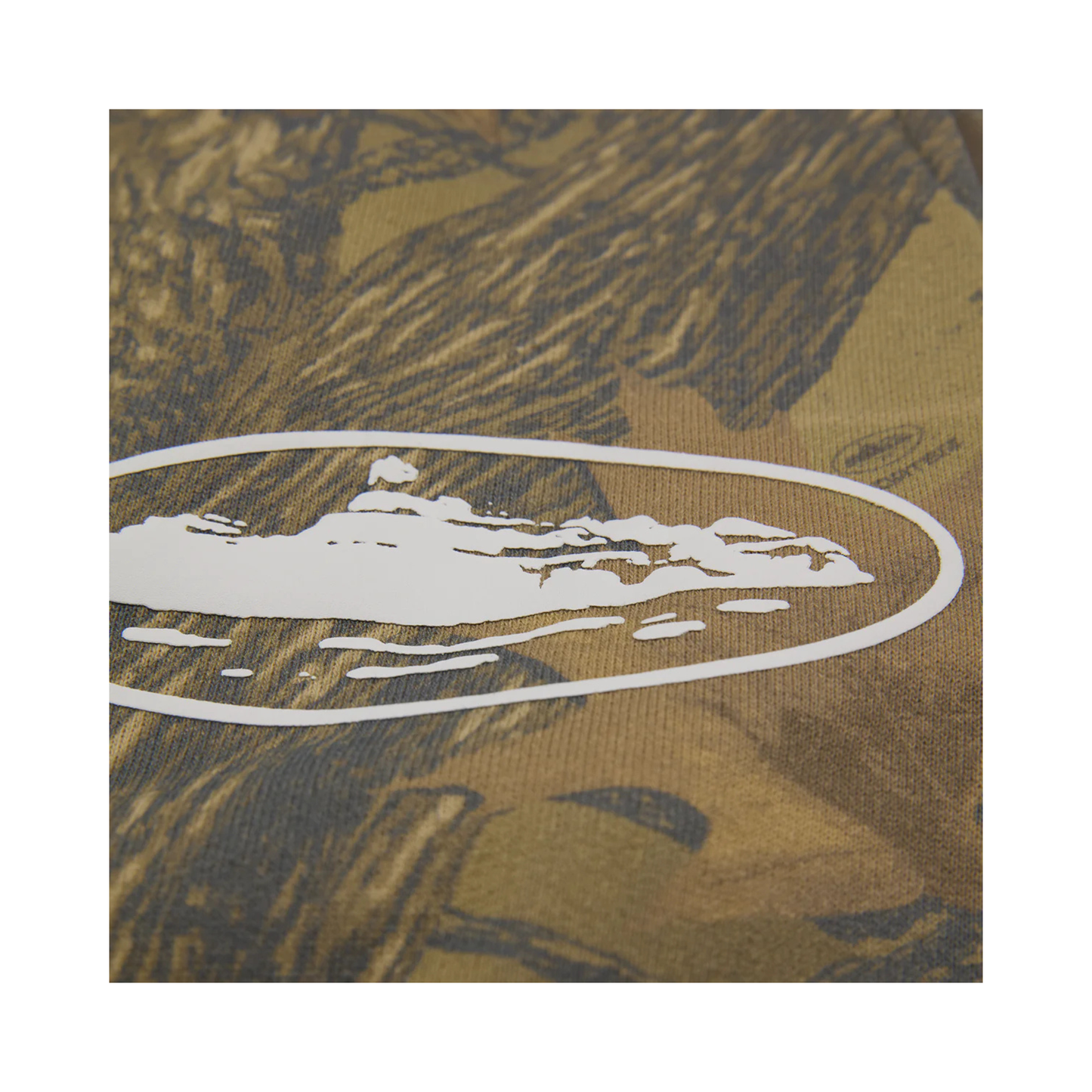 Corteiz Alcatraz Sweat Shorts Woodland Camo