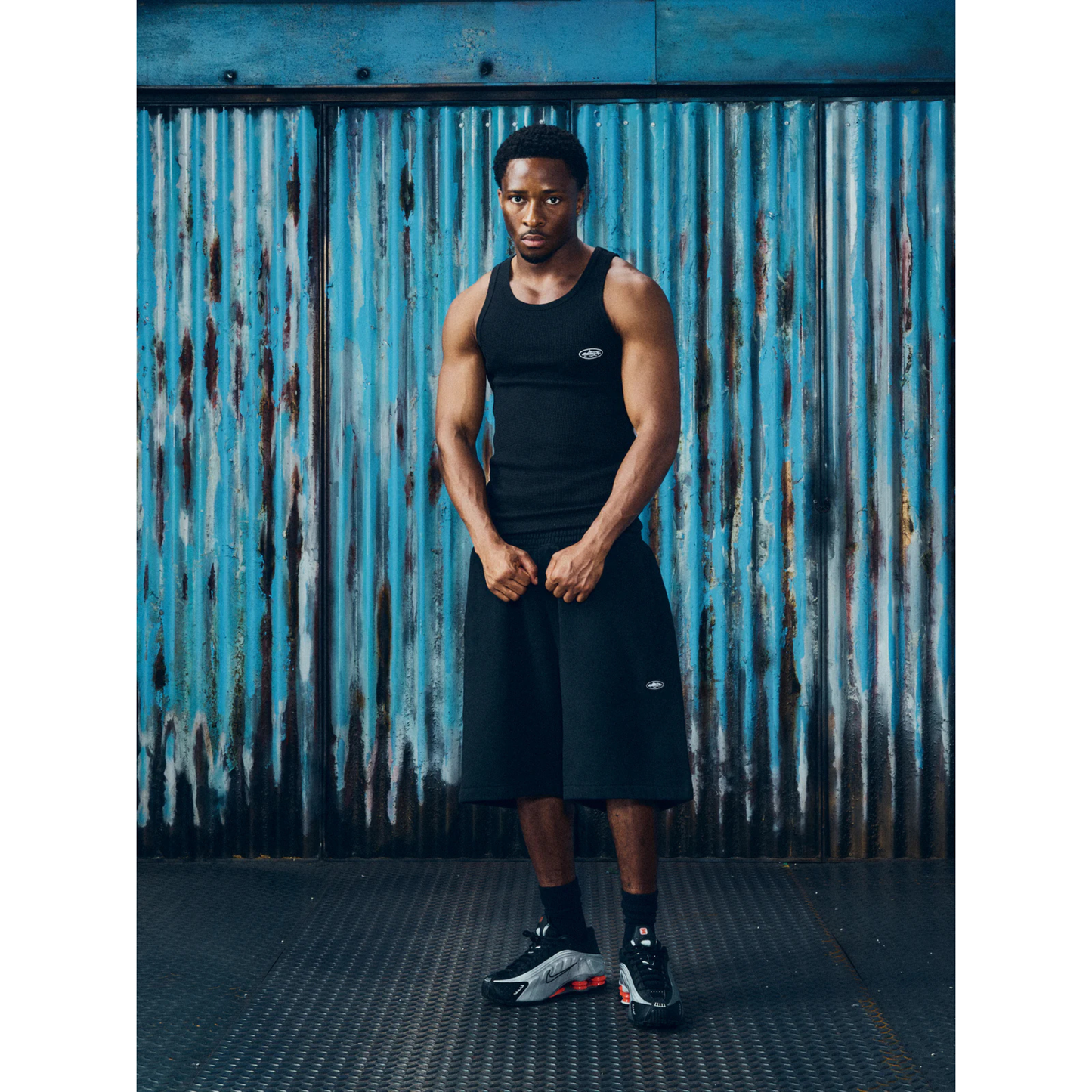 Corteiz Alcatraz Sweat Shorts Black