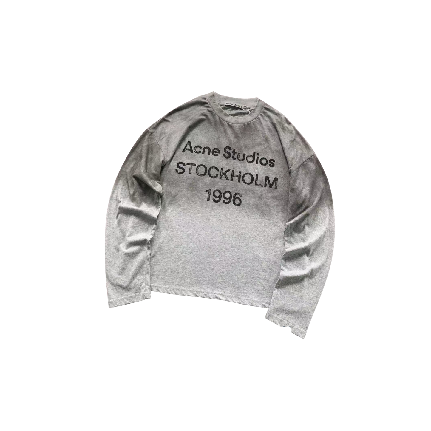 Acne Studios "1996" Long Sleeve - Heather Grey