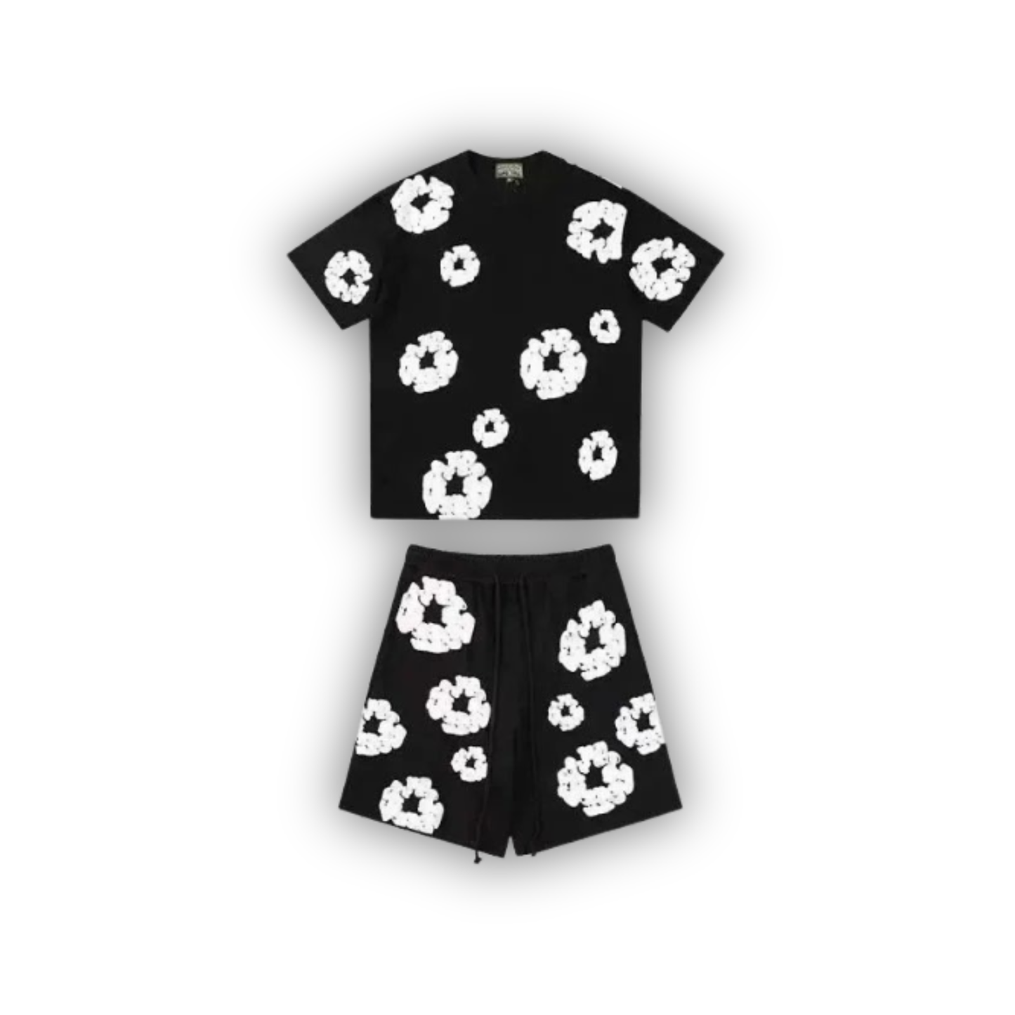 Denim Tears Cotton Wreath Set - Black/White