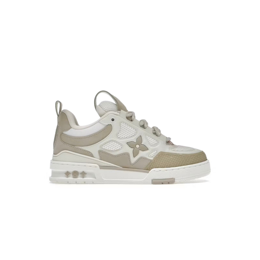 Louis Vuitton Skate Trainer Beige & White