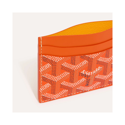 Goyard Saint-Sulpice Card Wallet Orange