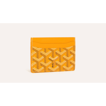 Goyard Saint Sulpice Card Holder mustard yellow