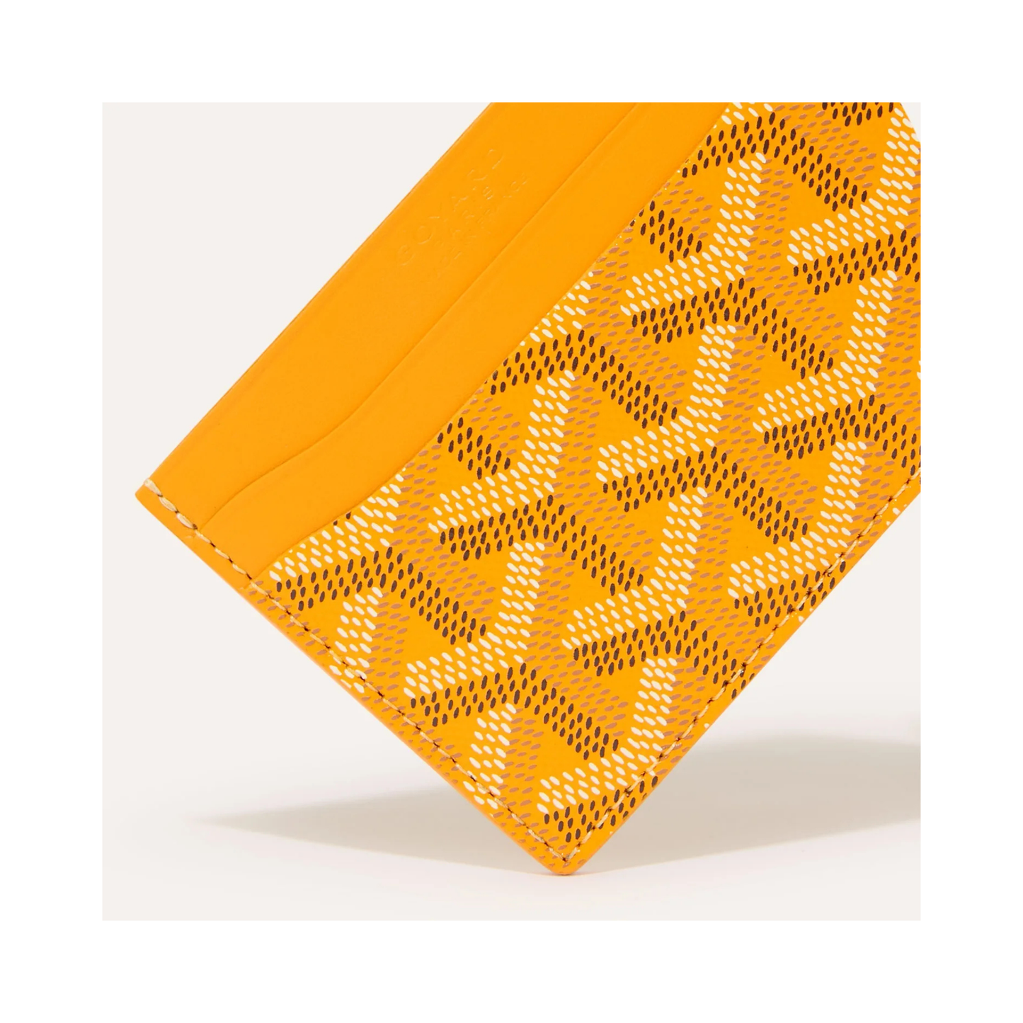 Goyard Saint Sulpice Card Holder mustard yellow