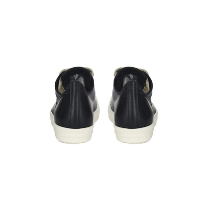 Rick Owens DRKSHDW Jumbo Lace Low Sneaker Black/Milk