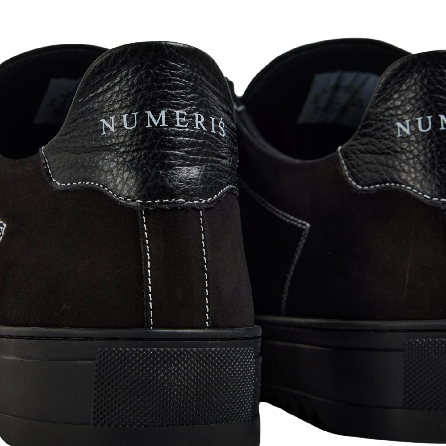 Numeris Triple Black Low-Top Sneakers