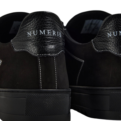 Numeris Triple Black Low-Top Sneakers