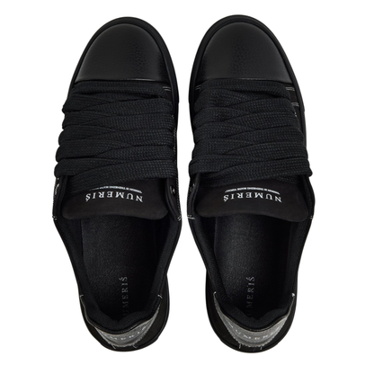 Numeris Triple Black Low-Top Sneakers