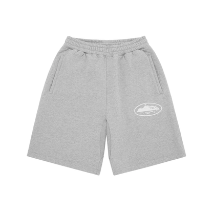 Corteiz Alcatraz Sweat Shorts Grey Melange