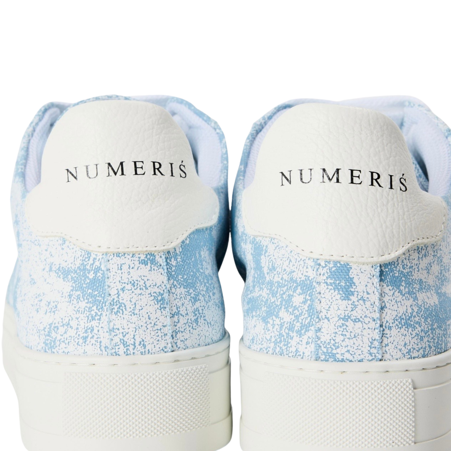 Numeris Digital Camo Low-Top Sneakers - Sky Blue/White