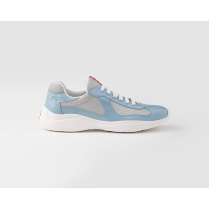 Prada Cup - Light Blue Mesh & Patent