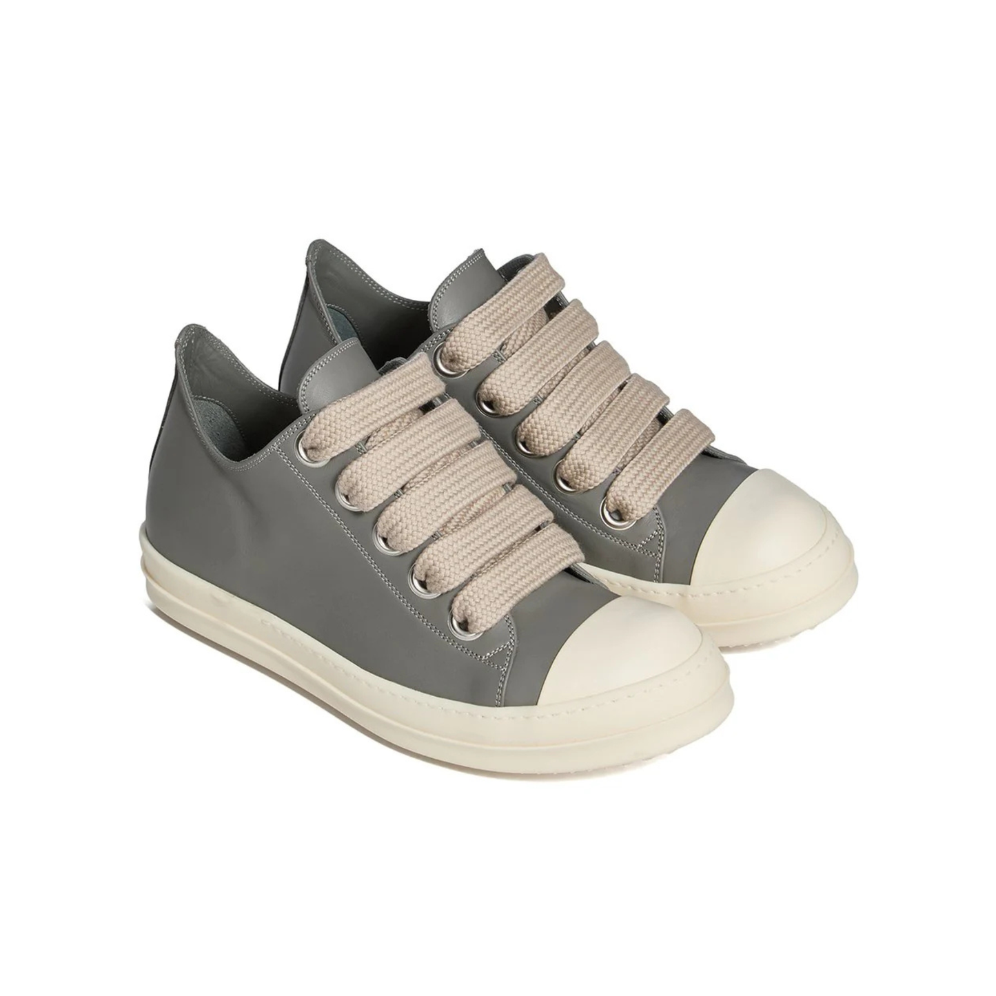 Rick Owens DRKSHDW Jumbo Lace Low Sneaker Dust/Milk
