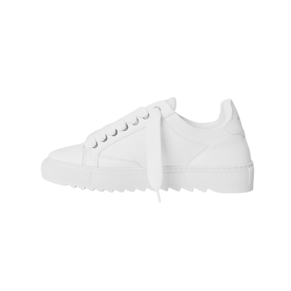 Numeris Triple White Low-Top Sneakers
