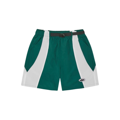Corteiz Two-Tone Utility Shorts - Green/White