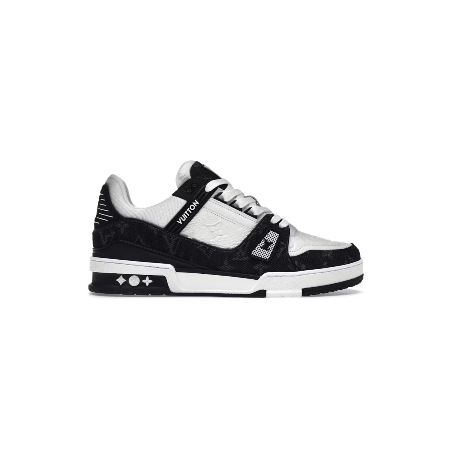 Louis Vuitton LV Trainer Black White Denim