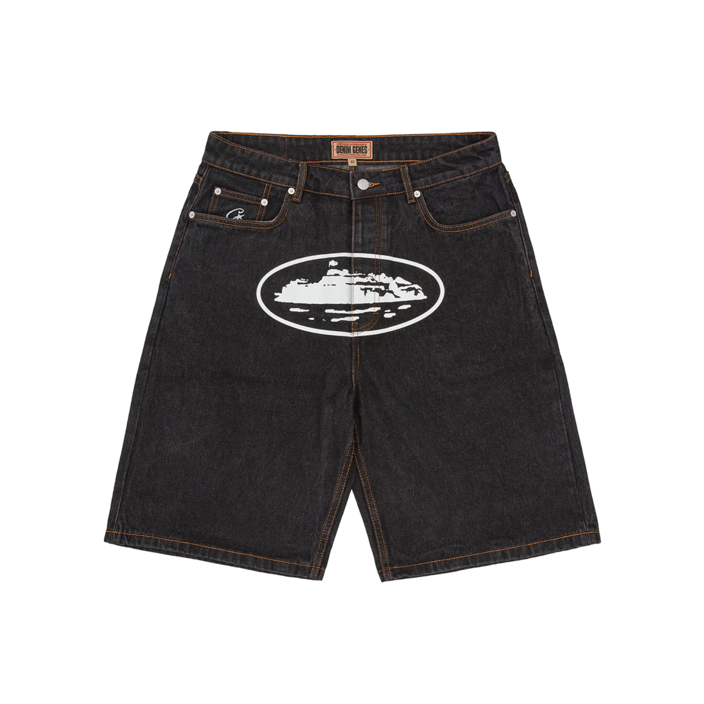 Corteiz Denim Jorts - Black Wash