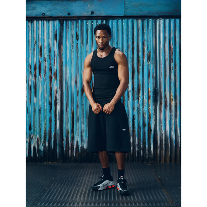 Corteiz Alcatraz Sweat Shorts Black