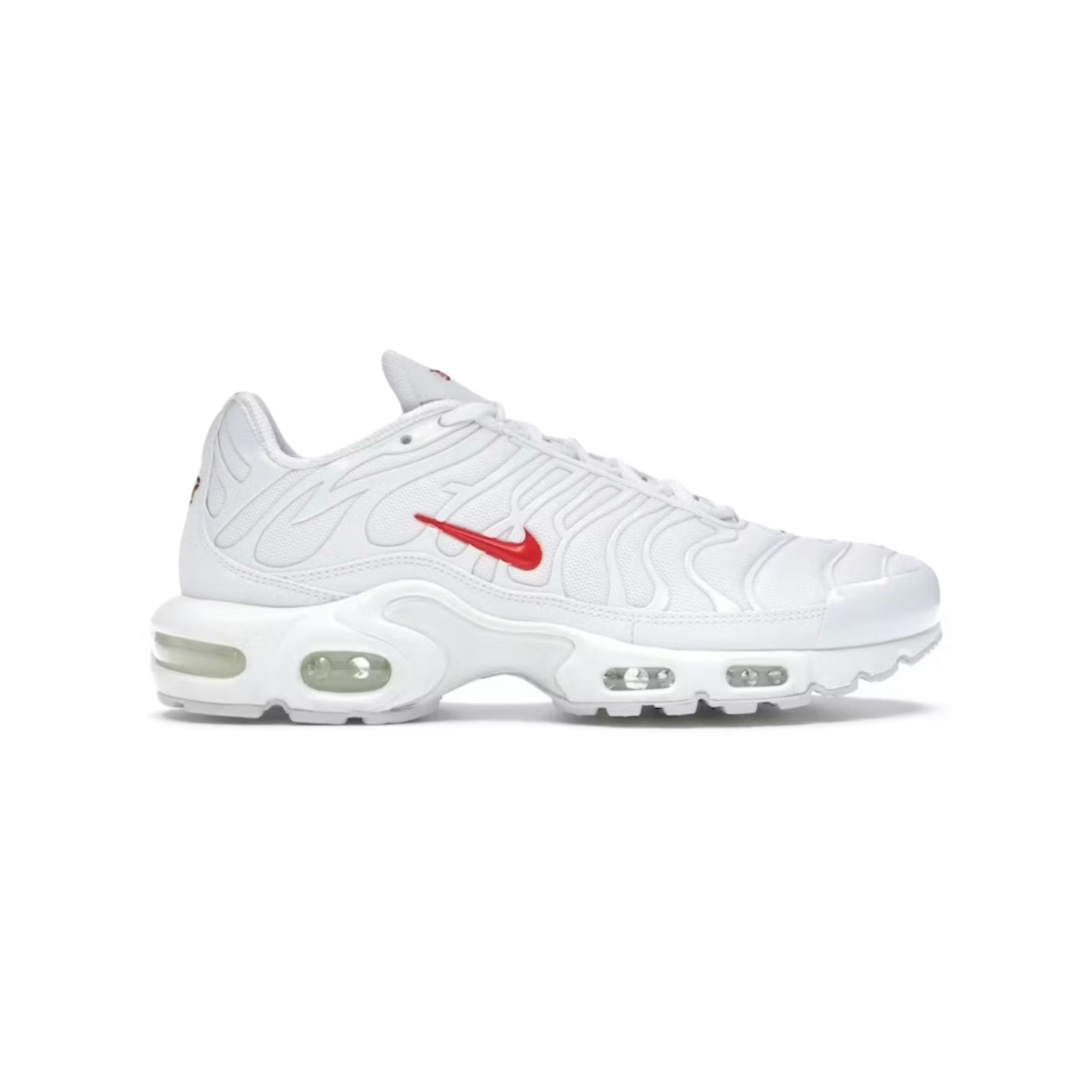 Nike Air Max Plus Supreme White/Speed Red