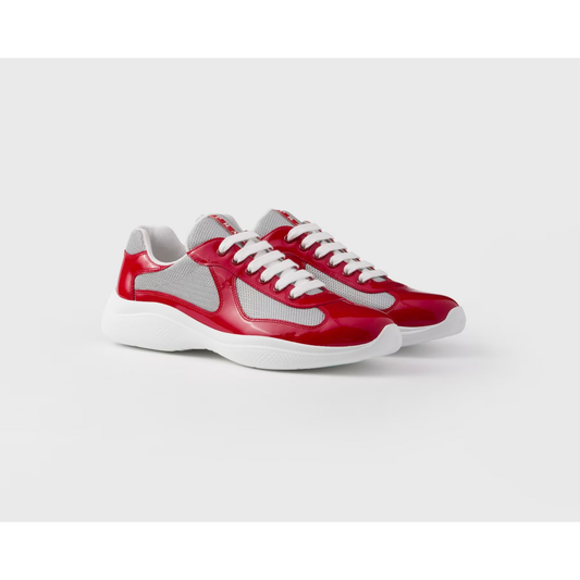 Prada Cup - Red/Grey Mesh & Patent
