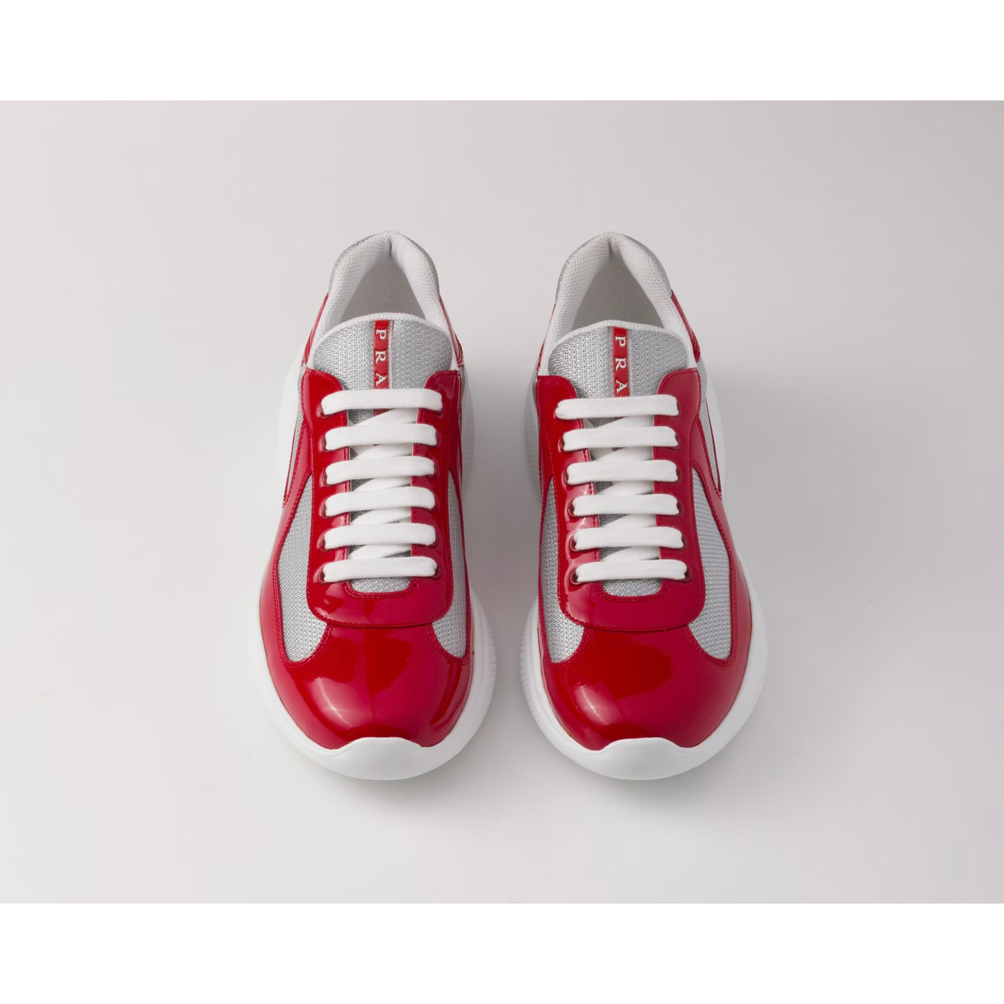 Prada Cup - Red/Grey Mesh & Patent