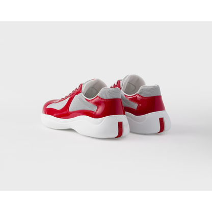 Prada Cup - Red/Grey Mesh & Patent