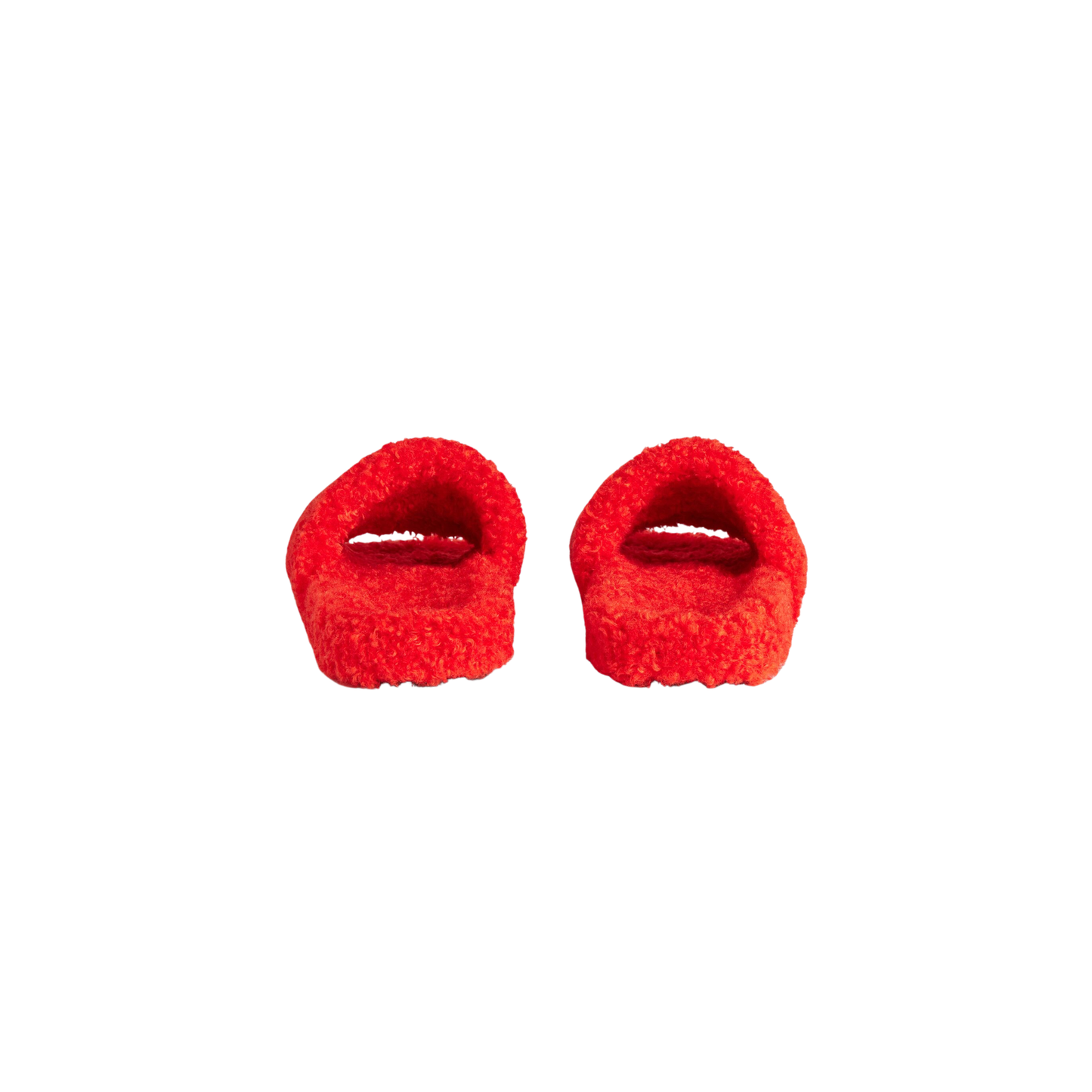 Balenciaga Furry Slide - Scarlet Red