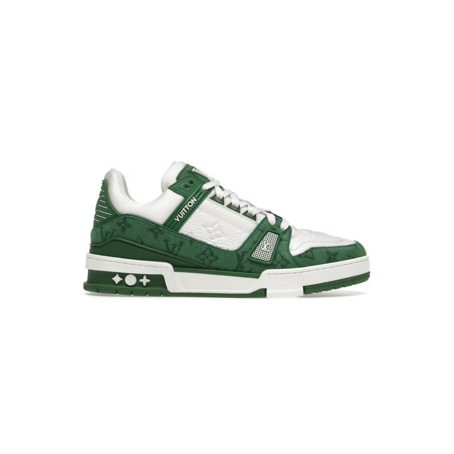 Louis Vuitton LV Trainer Green Denim