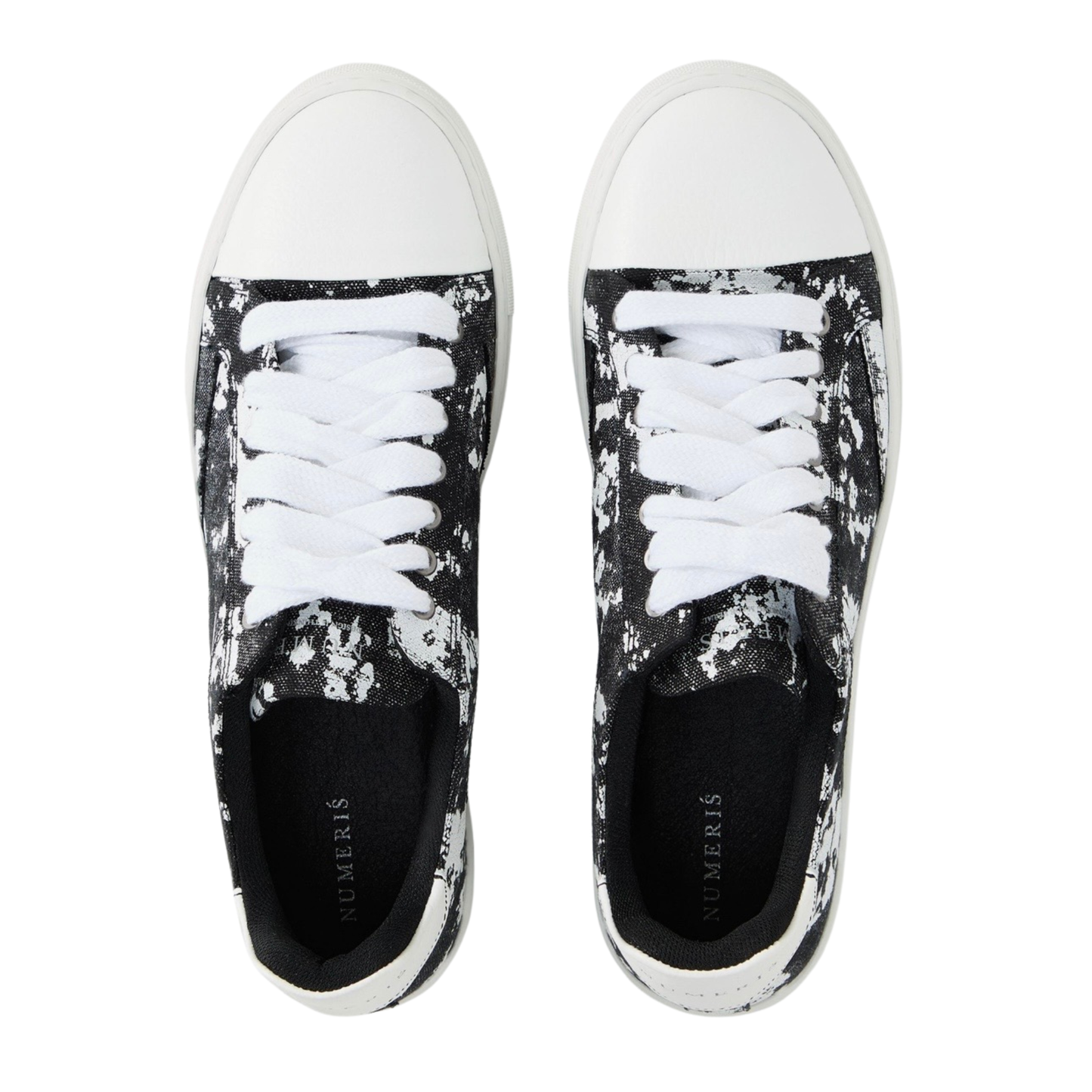Numeris Digital Camo Low-Top Sneakers - Black/White