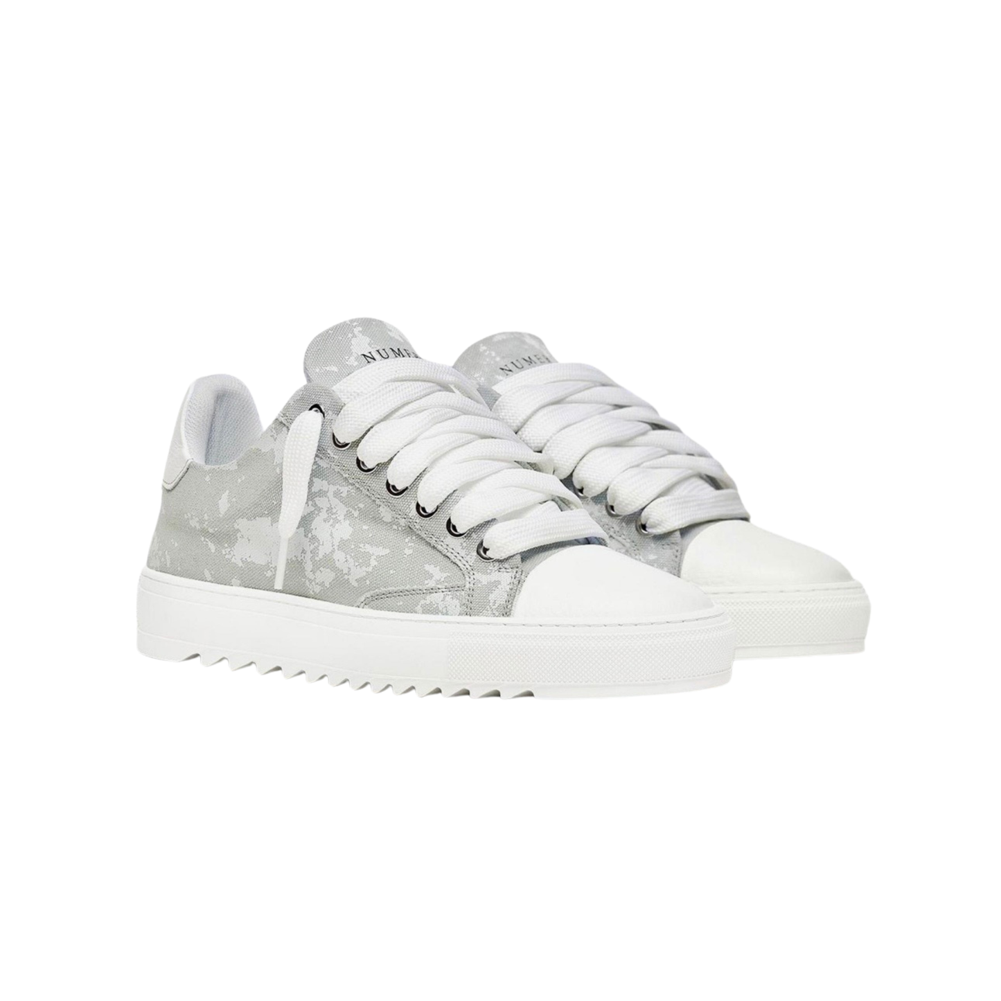 Numeris Digital Camo Low-Top Sneakers - Grey/White