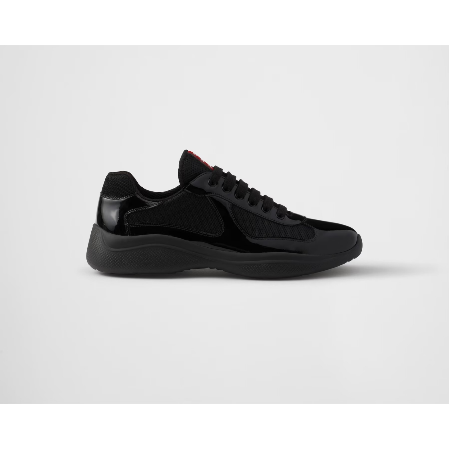 Prada Cup - Black Mesh & Patent