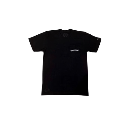 Chrome Hearts Gothic Script & Floral T-Shirt - Black