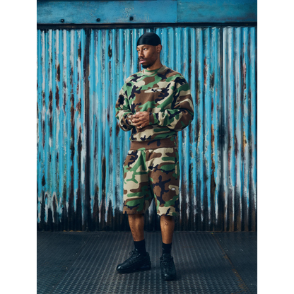 Corteiz Alcatraz Sweat Shorts Classic Camo