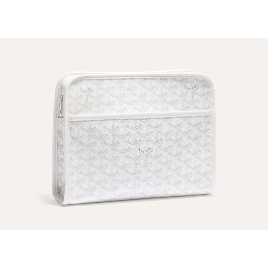 Goyard Joubert Pouch MM White