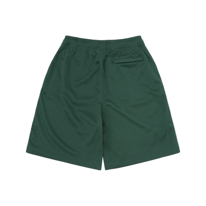 Corteiz Alcatraz Mesh Shorts Forest Green