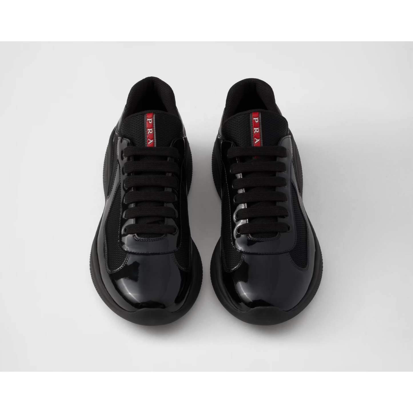 Prada Cup - Black Mesh & Patent