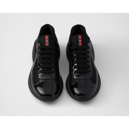 Prada Cup - Black Mesh & Patent