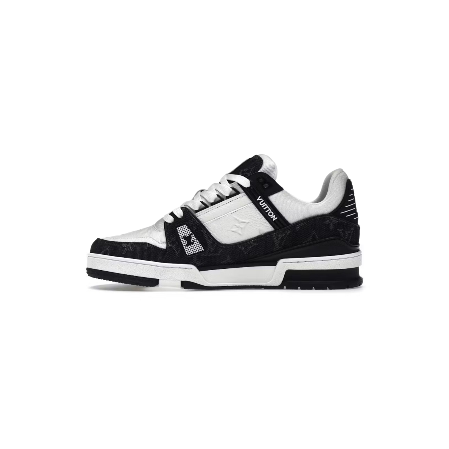 Louis Vuitton LV Trainer Black White Denim