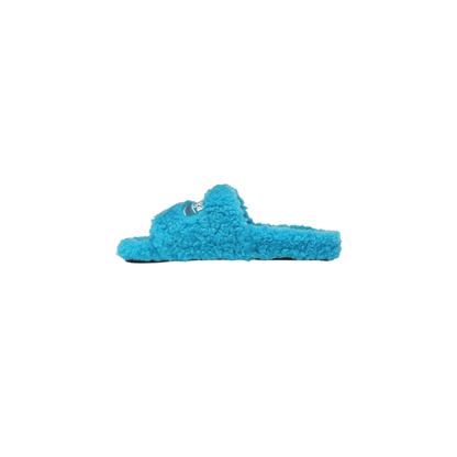 Balenciaga Furry Slide - Turquoise