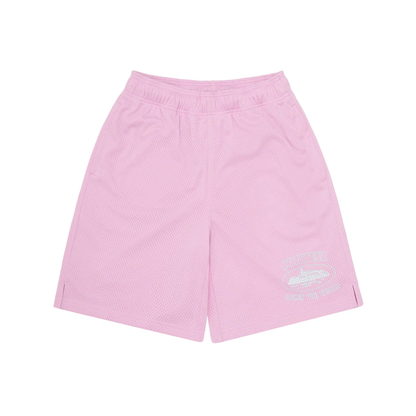 Corteiz Alcatraz Mesh Shorts Pink