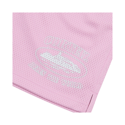 Corteiz Alcatraz Mesh Shorts Pink