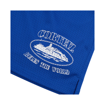 Corteiz Alcatraz Mesh Shorts Royal Blue
