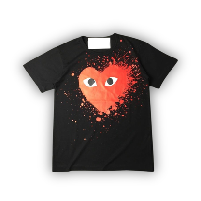 COMME des GARÇONS PLAY Heart Splatter T-Shirt
