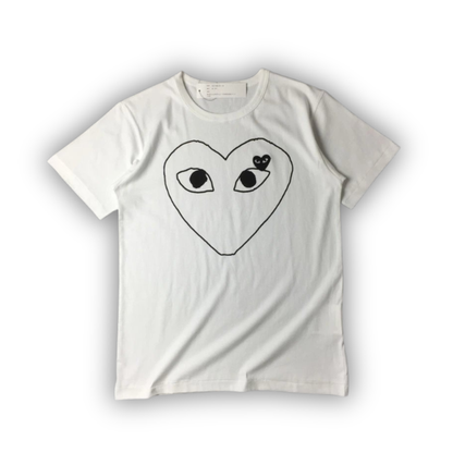 COMME des GARÇONS PLAY Outline Heart T-Shirt