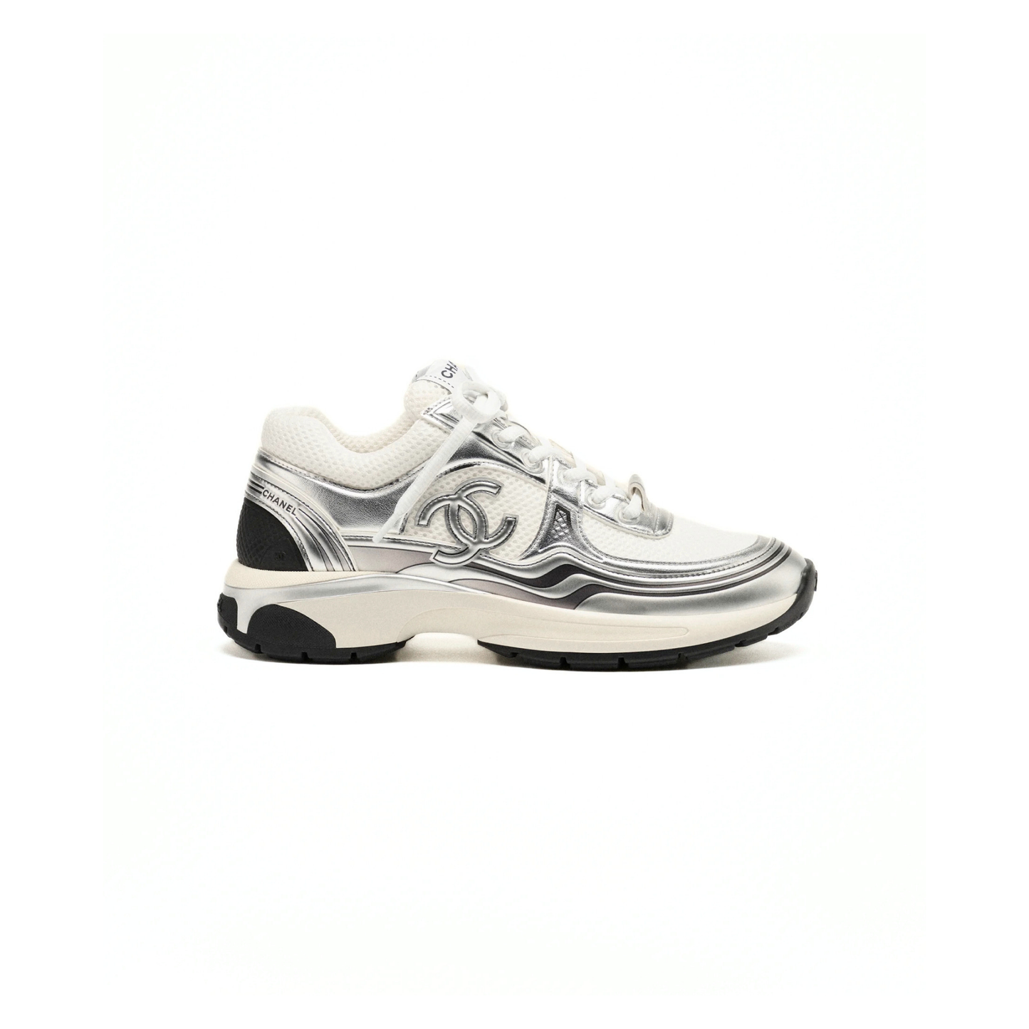 Chanel Runner Silver & White