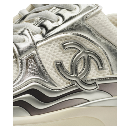 Chanel Runner Silver & White