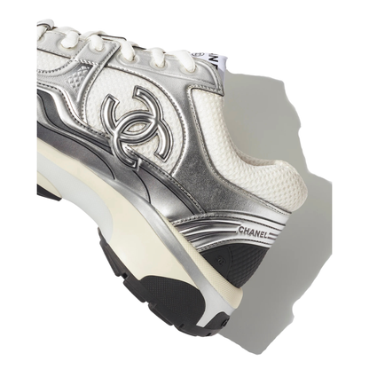 Chanel Runner Silver & White