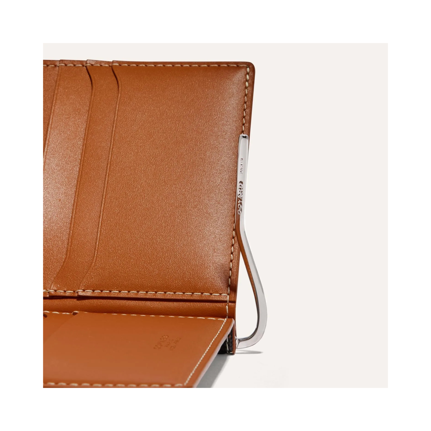 Goyard Saint-Florentin Money Clip Wallet Black & Tan