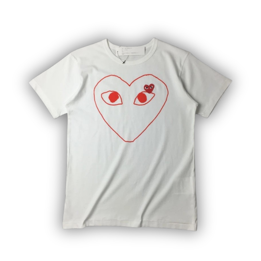 COMME des GARÇONS PLAY Outline Heart T-Shirt