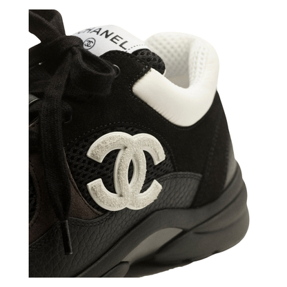 Chanel Runner Triple Black & White