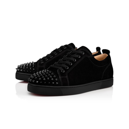 Christian Louboutin Spikes Suede Black